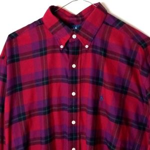 Ralph Lauren classic plaid shirt Large